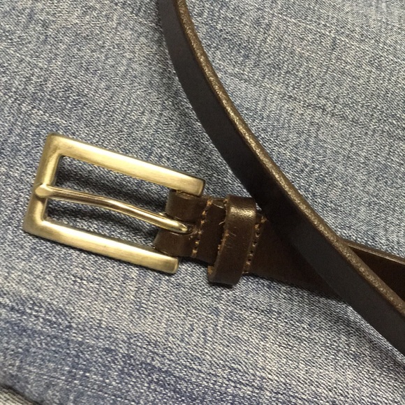 Lands' End Accessories - Lands end genuine leather brown belt